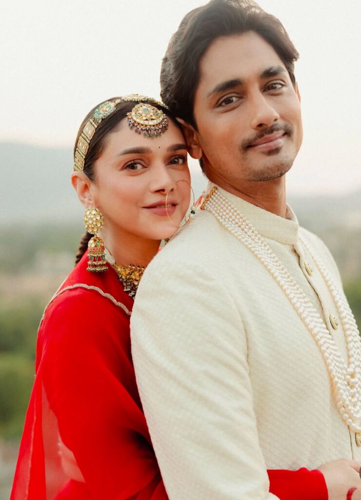 Aditi Rao Hydari and Siddharth